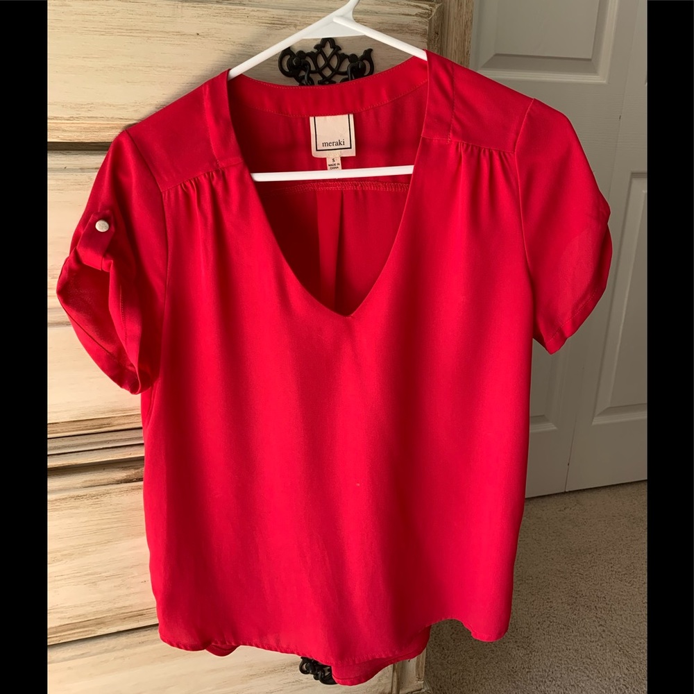 Pink blouse